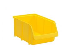 Hünersdorff Contenitore a bocca di lupo in PP, misura 4 giallo