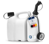 Hünersdorff Doppia tanica Profi 3+1,5 L, HD-PE Colore Naturale, con omologazione Un, Accessori Neri