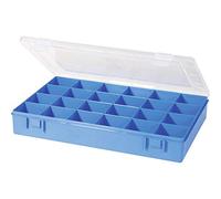 Huenersdorff H&G Assortment Box 24 Compartments Blue 24 Fächer Blue