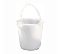 hünersdorff Secchio industriale da 17 litri, forma rotonda, con beccuccio versatore Colore naturale, HDPE