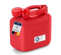 Hünersdorff Tanica Carburante Standard da 5 Litri, HD-PE Colore Rosso, con omologazione Un e Accessori Rossi