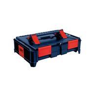 hünersdorff Valigetta porta attrezzi BoxOnBox S in ABS blu scuro/rosso, dimensioni interne 300x400x80 mm