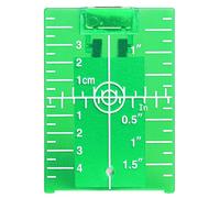 Huepar TP01G Target Laser Verde, Targetboard Laser Magnetico con Riflettori, Utilizzare per Strumenti Laser/Livella Laser Verde
