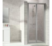 Porta a battente Hüppe Alpha 2, 750x2000 mm, completamente intelaiata, A24508, Cabine doccia: Colore del profilo argento opaco Vetro artistico Pacific S chiaro