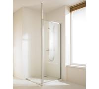 HÜPPE Alpha 2 Paroi latérale, seule, Walk-In, 900x1900mm, entièrement encadrée, AL1352087321, AL1352087321, Cabine doccia: Profilo colore argento vetro opaco ESG trasparente