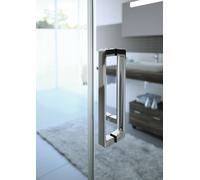 HÜPPE Classics 2 EasyEntry Porte coulissante à 4 coins en 1 partie avec segment fixe, largeur:165cm, hauteur:200cm, fixation à gauche, C25308055375, C25308055375, Cabine doccia: Colore del profilo bia