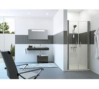 HÜPPE Classics 2 porte battante dans une niche Largeur : 90cm arrêt à gauche et à droite, C23705087321, C23705087321, Cabine doccia: Profilo colore argento vetro opaco ESG trasparente
