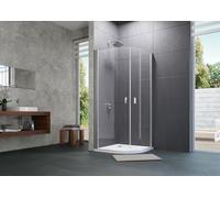 HÜPPE Design pura porta a battente 2 ante Raggio: 55 cm Larghezza: 100 cm Bat...