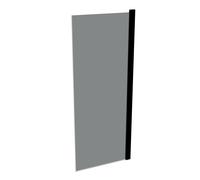 HÜPPE Design pure Paroi latérale mobile à 4 angles pour porte basculante, largeur:80cm hauteur:200cm, fixation gauche & droite, 8P7708123301, 8P7708123301, Cabine doccia: Colore del profilo Black Edit