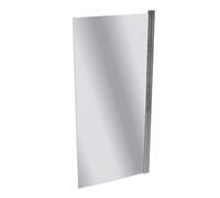 HÜPPE Design pure Paroi latérale mobile à 4 angles pour porte basculante, largeur:90cm hauteur:190cm, fixation gauche & droite, 8P7704092381, 8P7704092381, Cabine doccia: Profilo colore cromo vetro cr