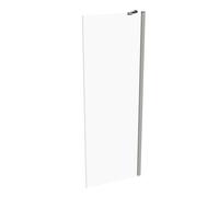 HÜPPE Design pure paroi latérale pour porte battante Largeur : 70cm arrêt à gauche et à droite pour bac à douche, 8P1001087322, 8P1001087322, Cabine doccia: Profilo colore argento vetro opaco ESG tras