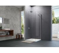 HÜPPE Design pure paroi latérale pour porte battante Largeur : 70cm arrêt à gauche et à droite pour bac à douche, 8P1001092368, 8P1001092368, Cabine doccia: Colore del profilo argento lucido Vetro ESG