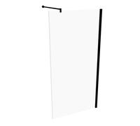 HÜPPE Design pure Paroi latérale pour porte battante, sur mesure, dans l'alignement, étrier transversal, largeur 600-1200mm, hauteur 500-2000mm, 8P1082123321, 8P1082123321, Cabine doccia: Colore profi