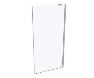 HÜPPE Design pure paroi latérale seule, étrier de stabilisation, ESG 6mm, largeur 1000mm, hauteur 2000mm, butée gauche&droite, 8P1103087321, 8P1103087321, Cabine doccia: Profilo colore argento vetro o