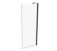 HÜPPE Design pure paroi latérale seule, étrier de stabilisation, ESG 6mm, largeur 750mm, hauteur 2000mm, butée gauche&droite, 8P1112123321, 8P1112123321, Cabine doccia: Colore profilo Colore nero Ediz