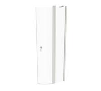 HÜPPE Design pure porte battante avec segments fixes Rayon de 2 vantaux : 55cm largeur : 90cm arrêt à gauche et à droite pour bac à douche, 8P1711182322, 8P1711182322, Cabine doccia: Colore del profil
