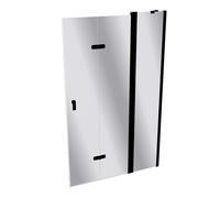 HÜPPE Design pure Porte pliante battante, avec segment fixe, fabrication sur mesure, fixation à droite, largeur 700-1200mm, hauteur 1400-2000mm, 8P7180123380, 8P7180123380, Cabine doccia: Colore profi