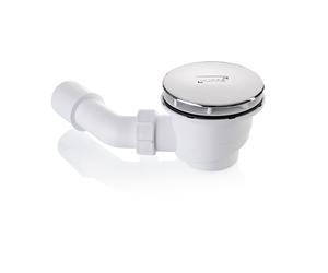 HÜPPE EasyFlat Garniture découlement, hauteur de montage 70mm, sans capuchon découlement, pour receveur de douche EasyFlat, 200374000, 200374000