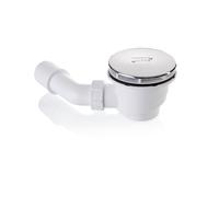 HÜPPE EasyFlat Garniture découlement, plate, hauteur de montage 53mm, sans capuchon découlement, pour receveur de douche EasyFlat, 200373000, 200373000