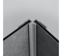 HÜPPE EasyStyle profilo angolare, interno, ES0202087, EasyStyle argento opaco [Rivestimenti per Pareti > Accessori per Rivestimenti per Pareti]