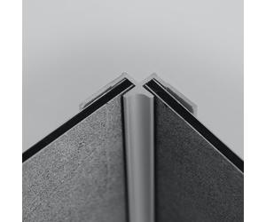 HÜPPE EasyStyle profilo angolare, interno, ES0202087, EasyStyle argento opaco [Rivestimenti per Pareti > Accessori per Rivestimenti per Pareti]