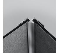 HÜPPE EasyStyle profilo angolare, interno, ES0202116, EasyStyle argento lucido [Rivestimenti per Pareti > Accessori per Rivestimenti per Pareti]
