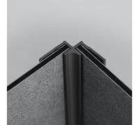 HÜPPE EasyStyle profilo angolare, interno, ES0202132, EasyStyle grigio scuro [Rivestimenti per Pareti > Accessori per Rivestimenti per Pareti]
