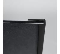 HÜPPE EasyStyle profilo terminale, ES0203123, EasyStyle black edition [Rivestimenti per Pareti > Accessori per Rivestimenti per Pareti]