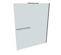 HÜPPE Seamlite Paroi latérale Walk-In à 4 angles seule, fabrication sur mesure, L : 120,1-160 H : 200,1-220 cm, verre 8mm, HS0285123316, HS0285123316, Cabine doccia: Colore del profilo Black Edition V