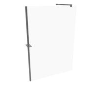HÜPPE Select+ Panneau latéral simple, épaisseur du verre 8mm, largeur : 140cm, arrêt à gauche et à droite, SL0306069322, SL0306069322, Cabine doccia: Profilo colore argento vetro lucido ESG trasparent