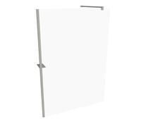 HÜPPE Select+ Panneau latéral simple, épaisseur du verre 8mm, largeur : 140cm, arrêt à gauche et à droite, SL0306087321, SL0306087321, Cabine doccia: Profilo colore argento vetro opaco ESG trasparente