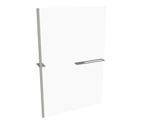 HÜPPE Select + parete laterale indipendente, spessore vetro 10 mm, larghezza ...