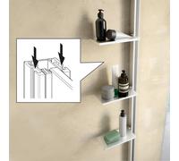 HÜPPE Select+ profilo interno/esterno per cabine doccia A: 200 cm, SL3201069, SL3101 Select+ argento finitura a specchio [Box Doccia > Ricambi per Cabine Doccia]