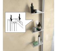 HÜPPE Select+ profilo interno/esterno per cabine doccia A: 200 cm, SL3201087, SL3001 Select+ argento opaco [Box Doccia > Ricambi per Cabine Doccia]
