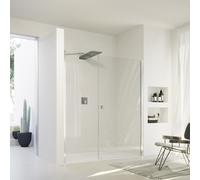 HÜPPE SolvaPro anta basculante, con anta fissa adiacente, per nicchia, 7T3003092321, 7T3003 SolvaPro [Box Doccia > Porte a battente]