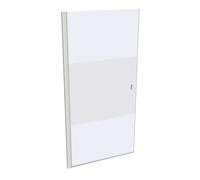HÜPPE SolvaPro cadre partiel accès d'angle à 4 portes battantes, fixation à droite, largeur : 100cm, hauteur : 200cm, 7T1203182375, 7T1203182375, Cabine doccia: Colore del profilo Bianco Edition ESG P