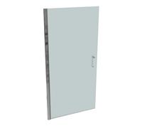 HÜPPE SolvaPro cadre partiel accès d'angle à 4 portes battantes, fixation à droite, largeur : 100cm, hauteur : 200cm, 7T1203092315, 7T1203092315, Cabine doccia: Colore del profilo argento lucido Vetro
