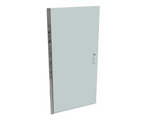 HÜPPE SolvaPro cadre partiel accès d'angle à 4 portes battantes, fixation à droite, largeur : 100cm, hauteur : 200cm, 7T1203092315, 7T1203092315, Cabine doccia: Colore del profilo argento lucido Vetro