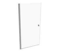 HÜPPE SolvaPro cadre partiel accès d'angle à 4 portes battantes, fixation à gauche, largeur : 100cm, hauteur : 200cm, 7T110355G322, 7T110355G322, Cabine doccia: Profilfarbe in acciaio inossidabile Gla