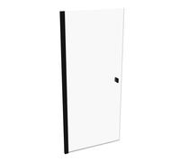 HÜPPE SolvaPro cadre partiel accès d'angle à 4 portes battantes, fixation à gauche, largeur : 90cm, hauteur : 200cm, 7T110255F321, 7T110255F321, Cabine doccia: Colore del profilo nero cromato Vetro ES