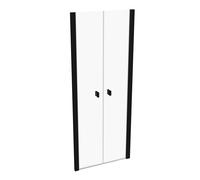 HÜPPE SolvaPro partiellement encadrée Porte battante à 4 angles pour paroi latérale, fabrication sur mesure, largeur : 60-120cm, hauteur : 120-200cm, 7T0980123322, 7T0980123322, Cabine doccia: Profilo