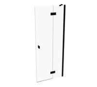 HÜPPE SolvaPro Porte battante à cadre partiel, 4 angles, avec segment fixe, fixation à droite, fabrication sur mesure, L:70-120cm, H:120-200cm, 7T048055F321, 7T048055F321, Cabine doccia: Colore del pr