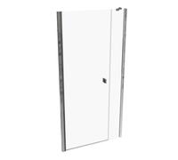 HÜPPE SolvaPro Porte battante avec partie annexe en niche, fixation à gauche, largeur : 100cm, hauteur:200cm, 7T2903092322, 7T2903092322, Cabine doccia: Profilo colore argento vetro lucido ESG traspar