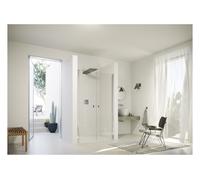 HÜPPE SolvaPro semi-encadrée Porte battante à 4 angles en niche, fabrication sur mesure, largeur:120,1-180cm, hauteur:120-200cm, 7T0882 092322, 7T0882 092322, Cabine doccia: Profilo colore argento vet