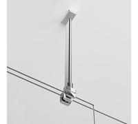 HÜPPE Xtensa collegamento a soffitto, XT1606069, Xtensa argento finitura a specchio [Box Doccia > Ricambi per Cabine Doccia]