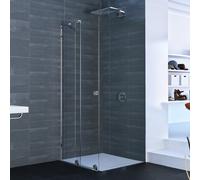 HÜPPE Xtensa pure Accès latéral coulissant 2 parties (1/2), largeur:110cm, charnières à gauche, XT1305069321, XT1305069321, Cabine doccia: Profilo colore argento vetro lucido ESG trasparente