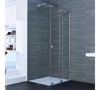 HÜPPE Xtensa pure Entrée coulissante 2 parties (1/2), largeur:120cm, butée à droite, XT1406069322, XT1406069322, Cabine doccia: Profilo colore argento vetro lucido ESG trasparente con ANTI-PLAQUE
