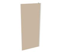 HÜPPE Xtensa pure Paroi latérale pour porte coulissante Walk-In en 1 partie, avec segment fixe, largeur:90cm, charnières à gauche et à droite, XT0307182378, XT0307182378, Cabine doccia: Colore del pro