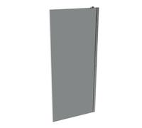 HÜPPE Xtensa pure Paroi latérale pour porte coulissante Walk-In en 1 partie, avec segment fixe, largeur:90cm, charnières à gauche et à droite, XT0307069368, XT0307069368, Cabine doccia: Colore del pro