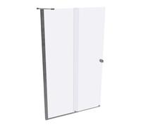 HÜPPE Xtensa pure walk-in porta scorrevole 1 pezzo, con segmento fisso,...